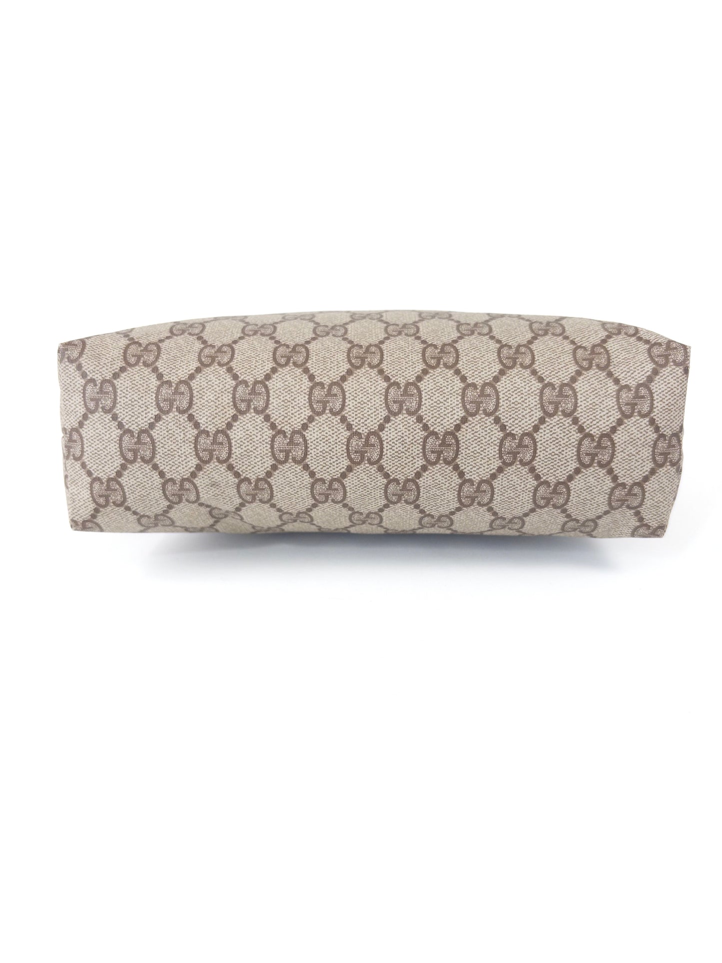 GUCCI PVC monogram clutch bag