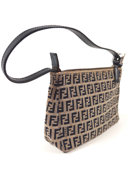 Fendi Zucchino FF Top Handle Bag