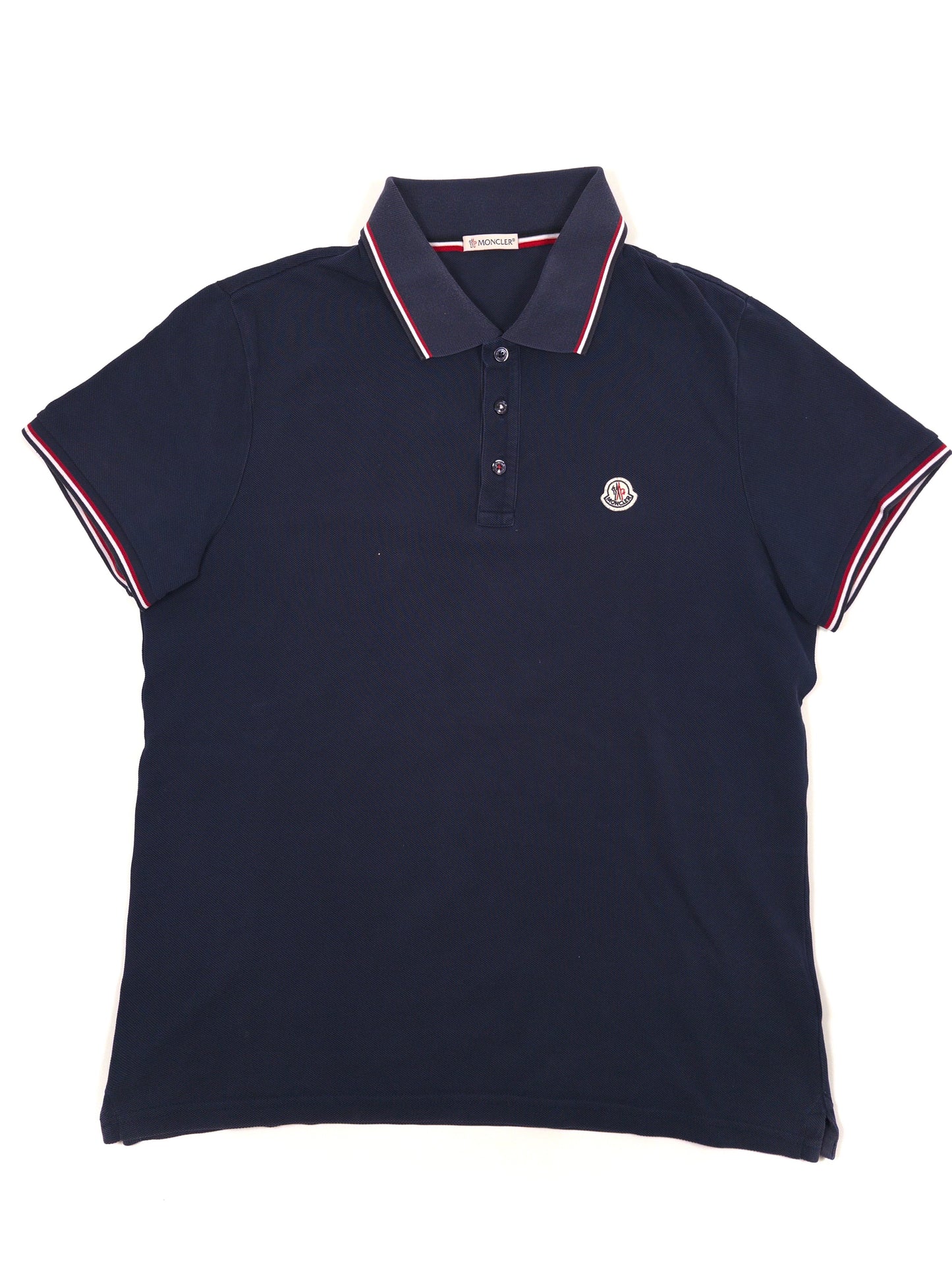 Moncler Polo Shirt Blue