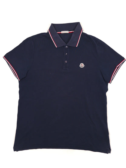 Moncler Polo Shirt Blue