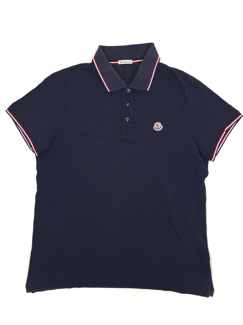 Moncler Polo Shirt Blue