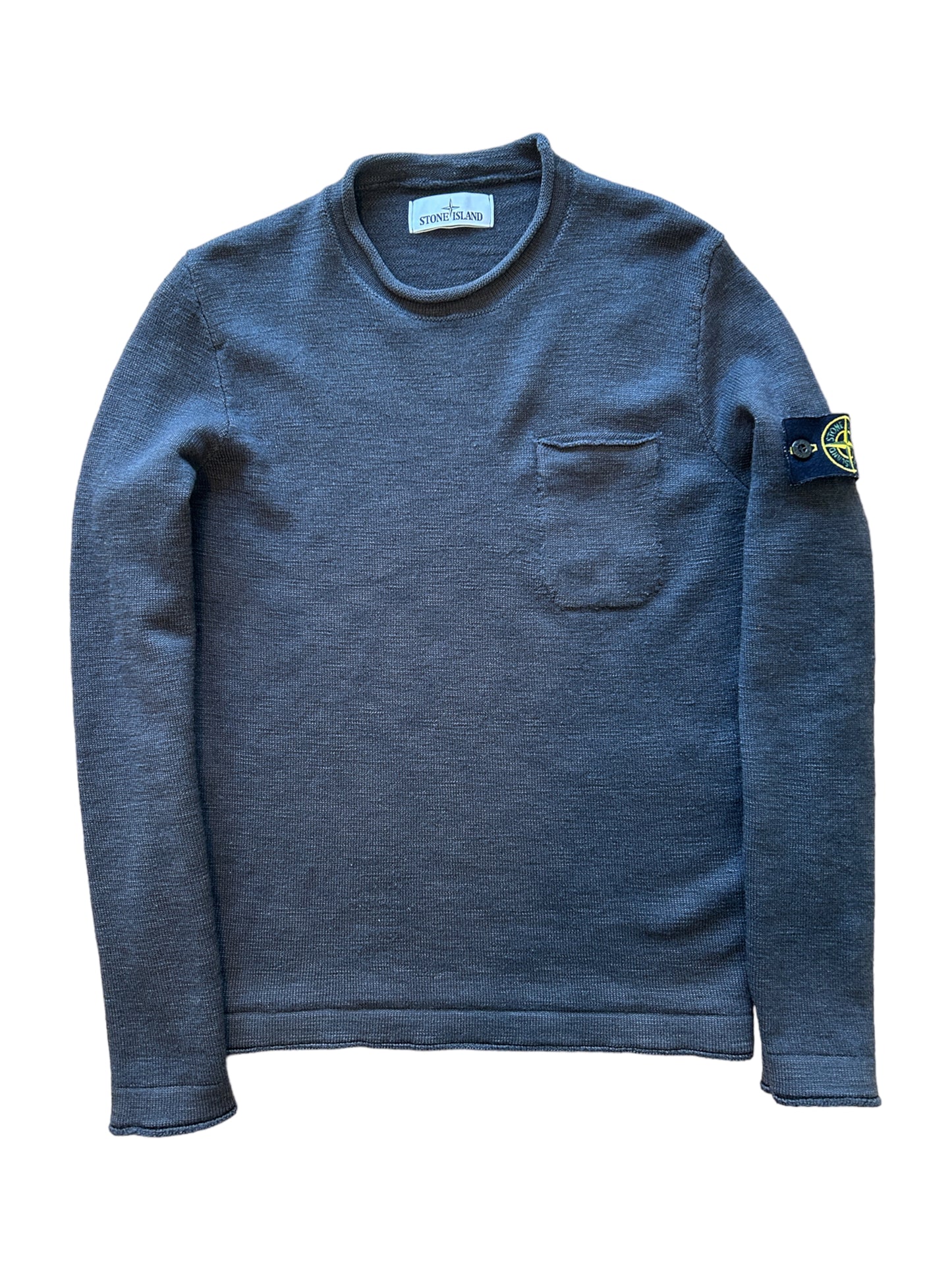 Stone Island Pocket Wool Sweatshirt