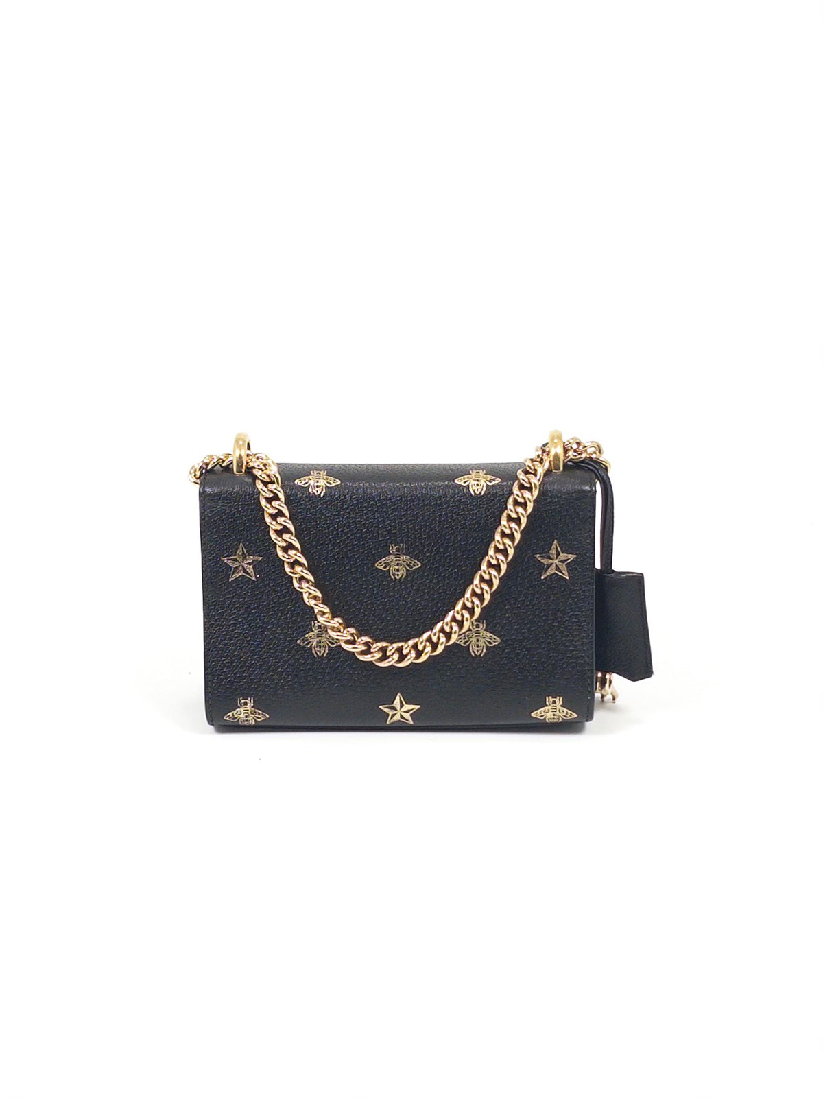 Gucci Padlock Star Bee Chain Bag