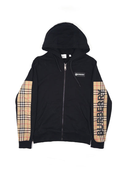 Burberry Check Zip Hoodie