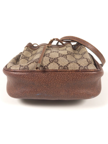 Vintage Gucci GG Supreme Mini Shoulder Bag (PVC & Leather)