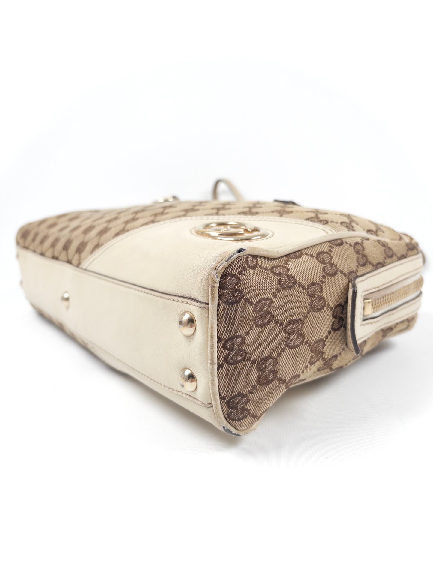 Gucci GG Canvas Britt Collection Boston Bag