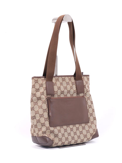 Gucci GG Canvas Tote Shoulder Bag