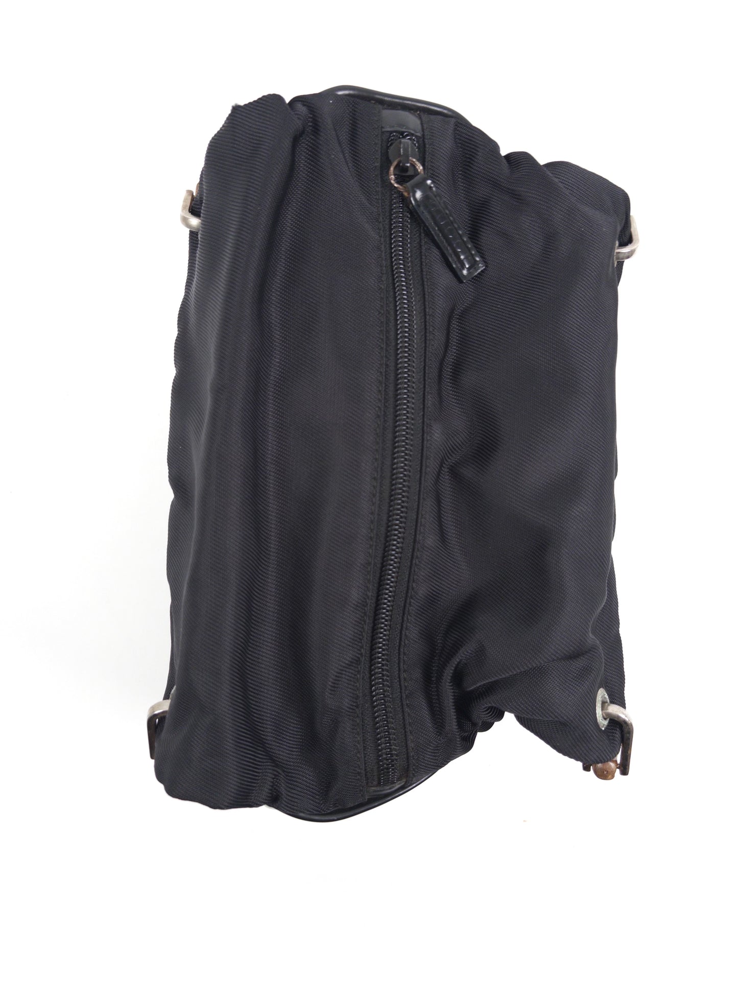 Gucci Nylon Bamboo Handbag
