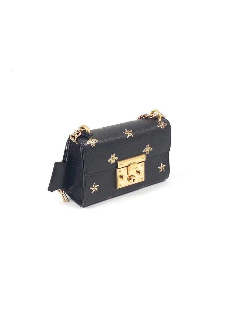 Gucci Padlock Star Bee Chain Bag