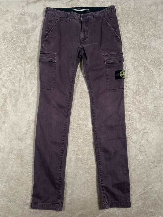 Stone Island burgundy Cargo Pants