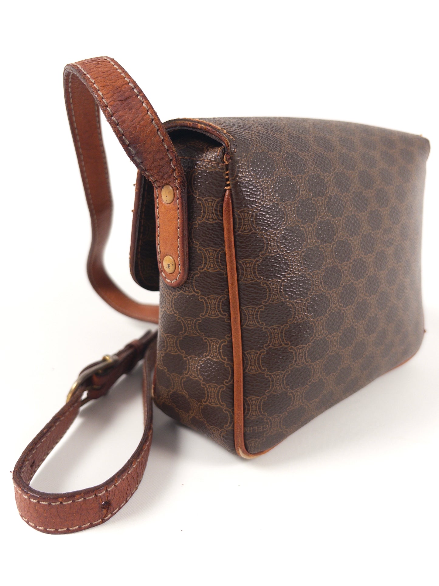 Celine Macadam Triomphe Shoulder Bag