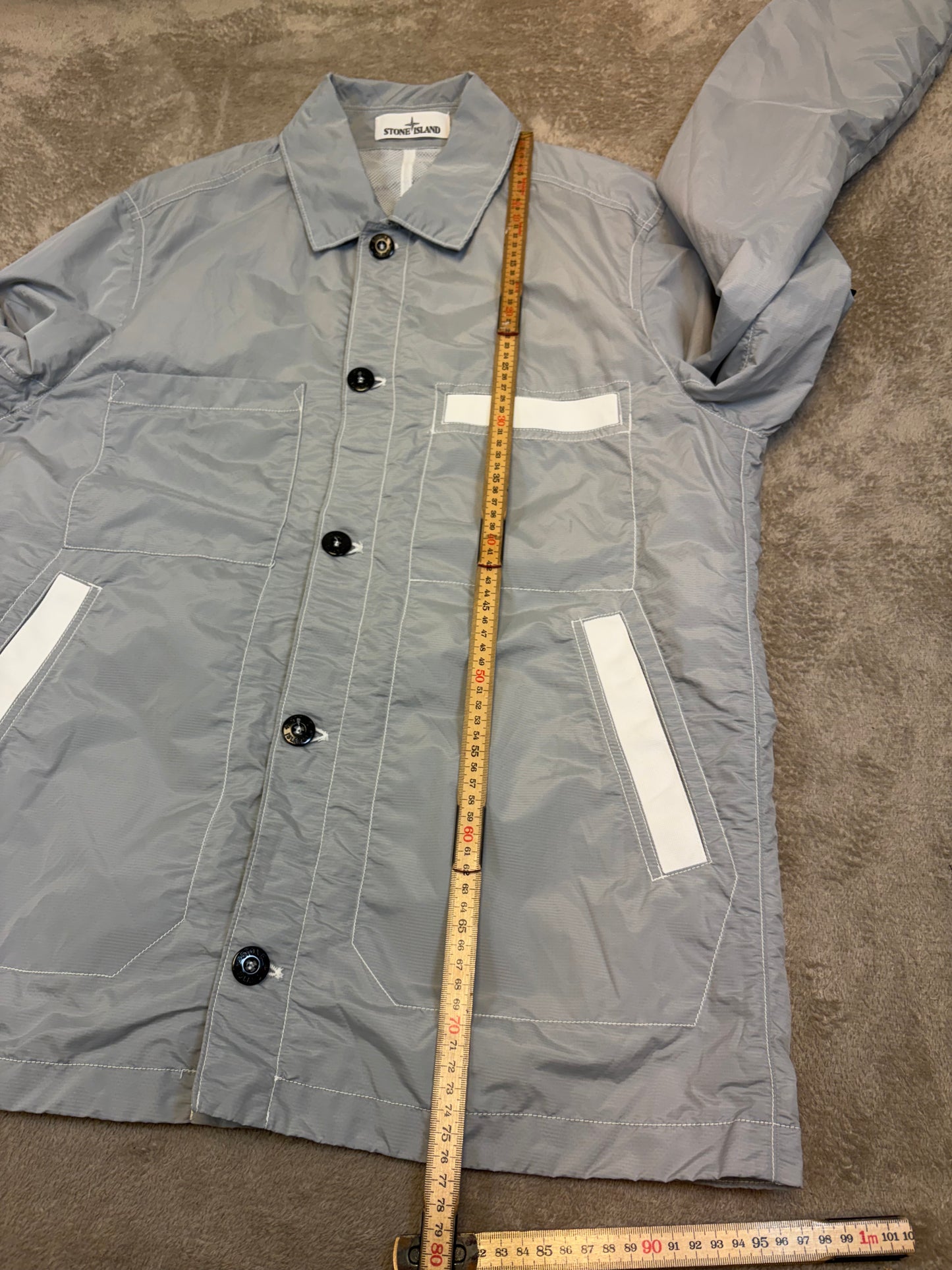 Stone Island Seersucker TC Overshirt