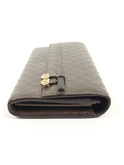 Gucci Microguccissima Pattern Leather Continental Wallet