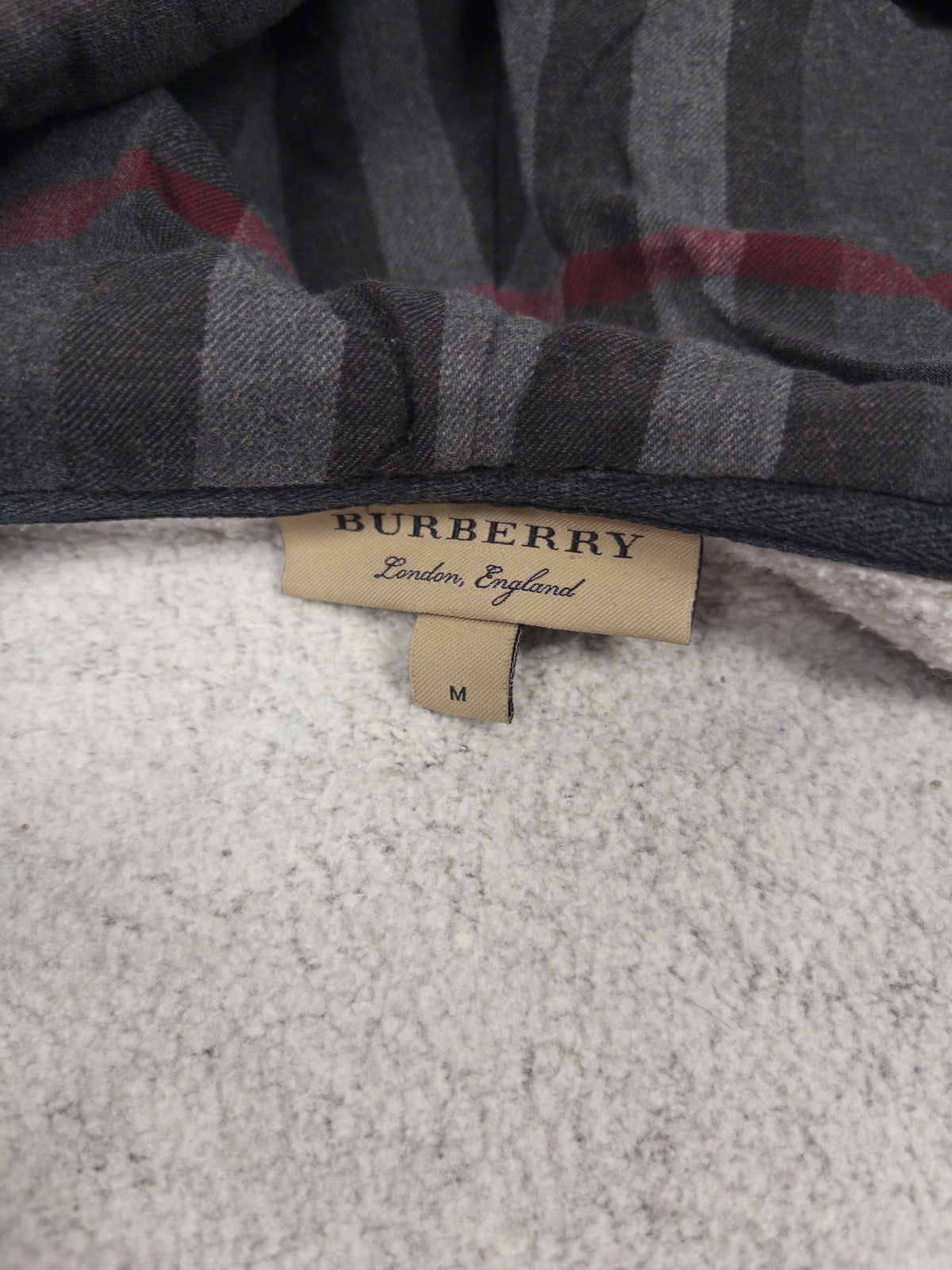 Burberry Check Zip Hoodie