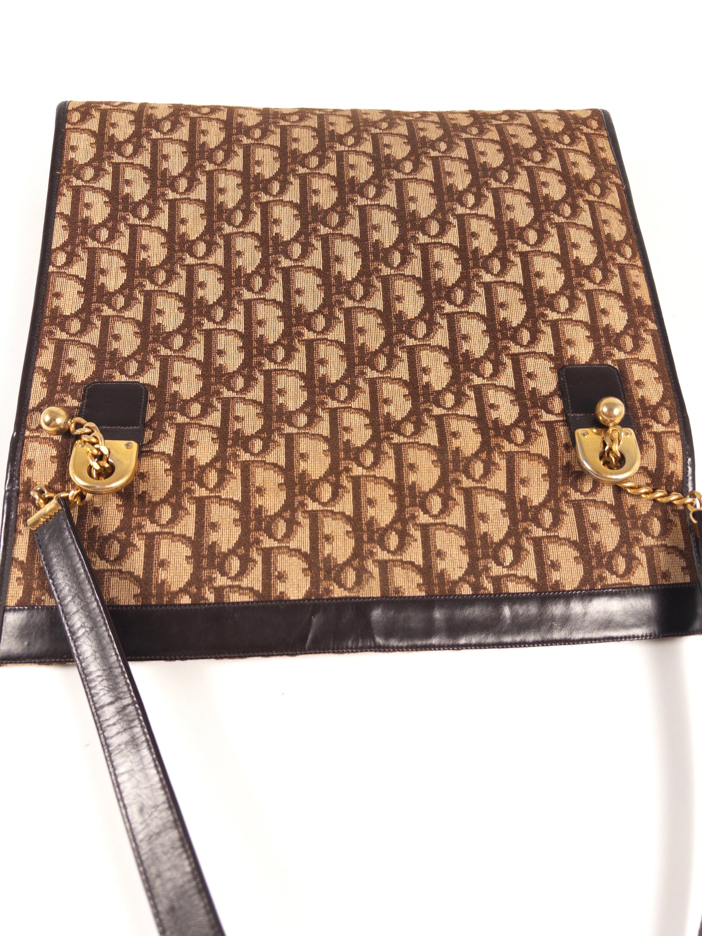 Christian Dior Trotter Canvas Shoulder Bag