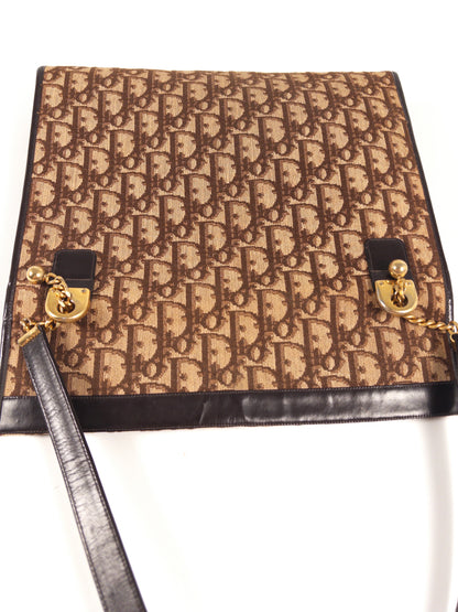 Christian Dior Trotter Canvas Shoulder Bag