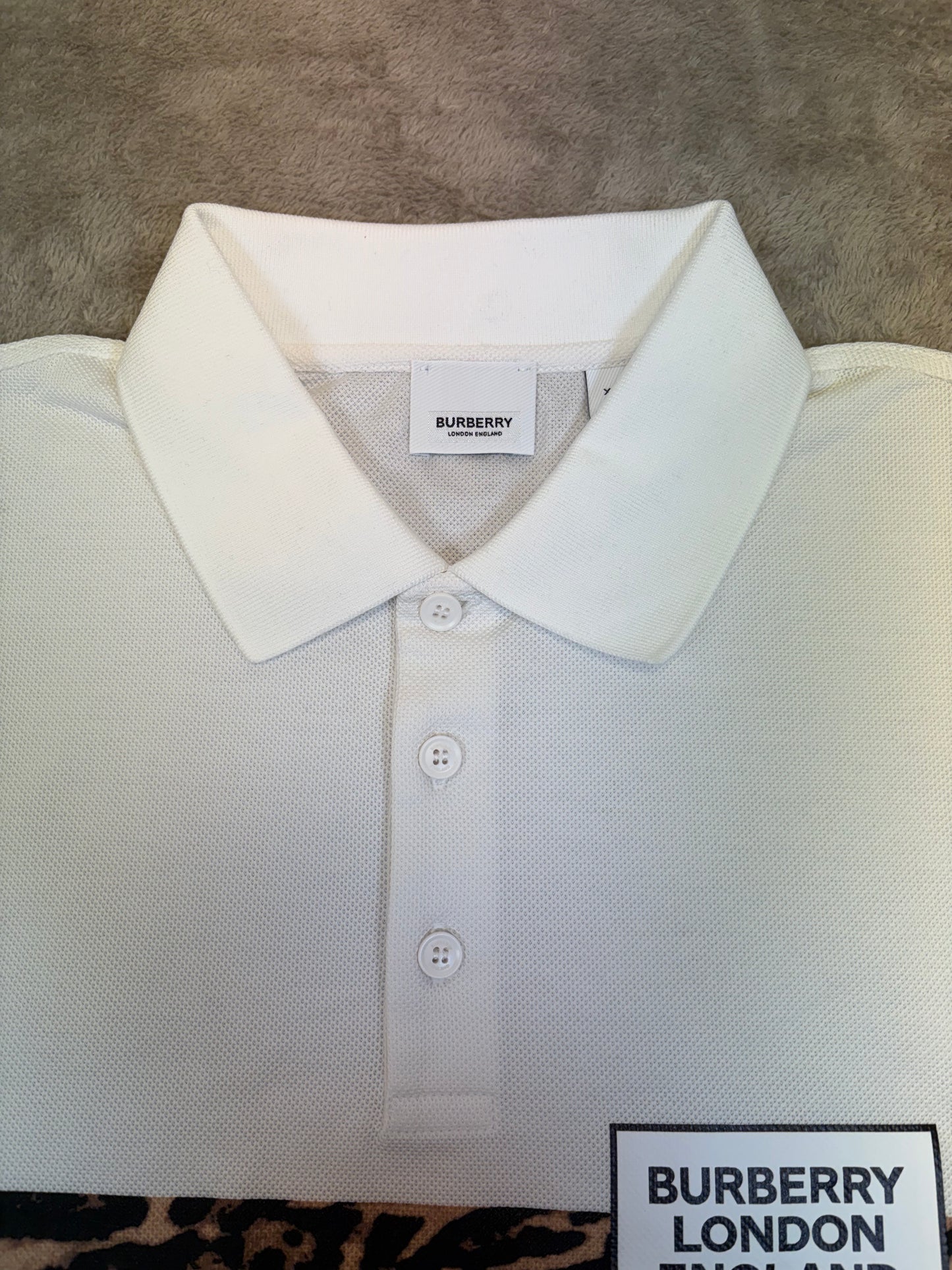 Burberry Leopard Polo Shirt
