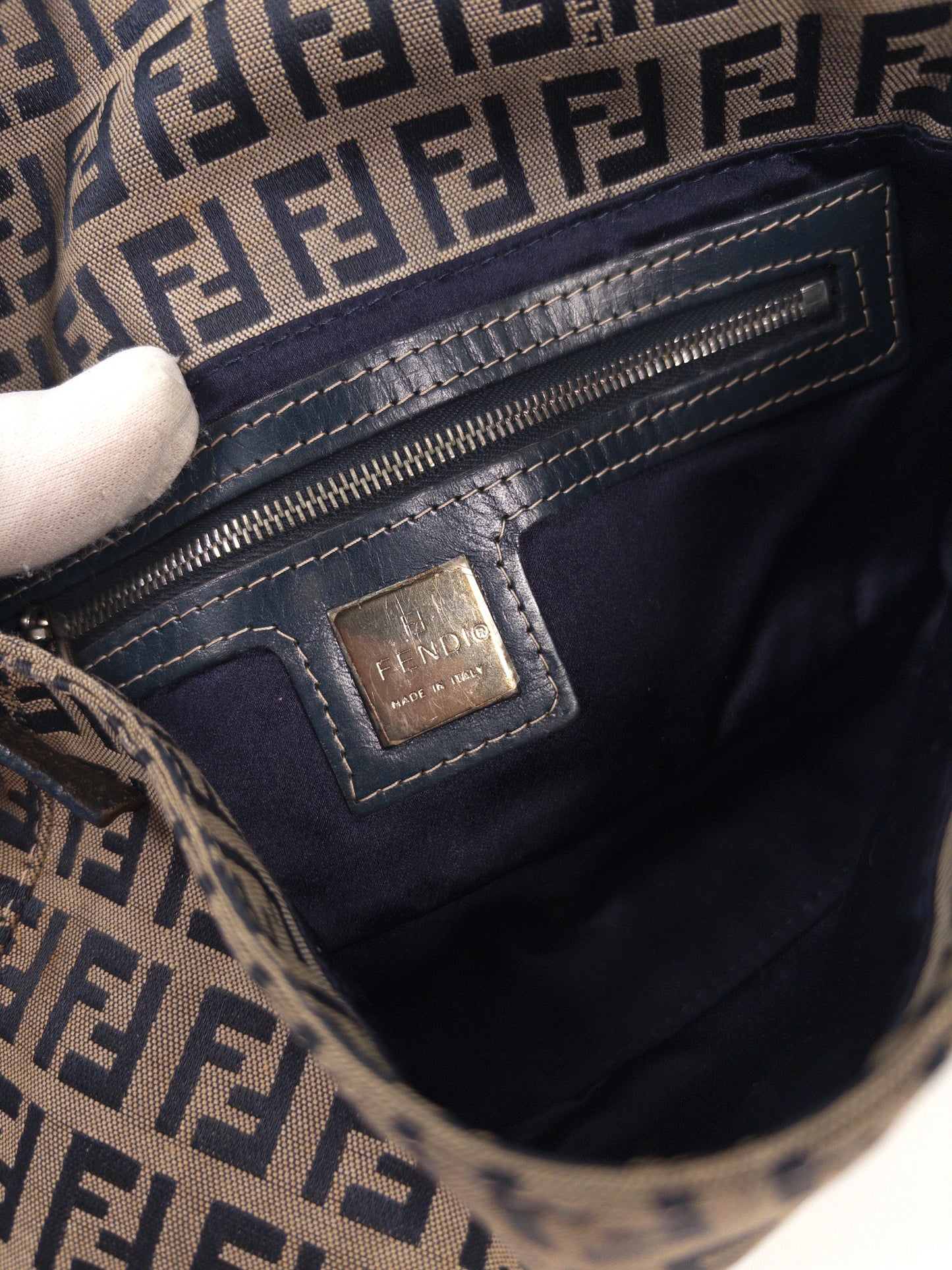 Fendi Vintage Mamma Baguette Zucchino Bag
