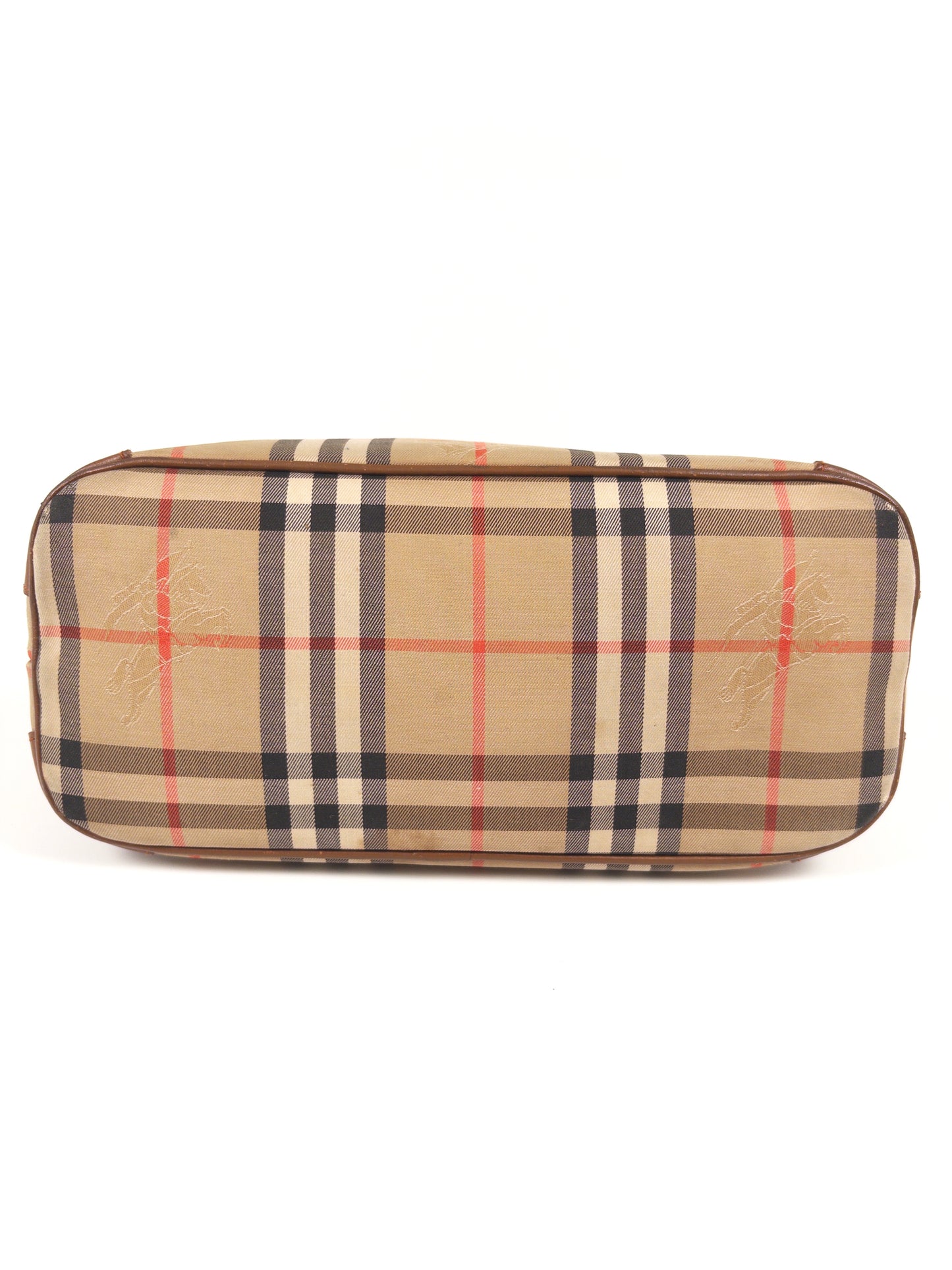 Burberry Nova Check Canvas Shoulder Bag