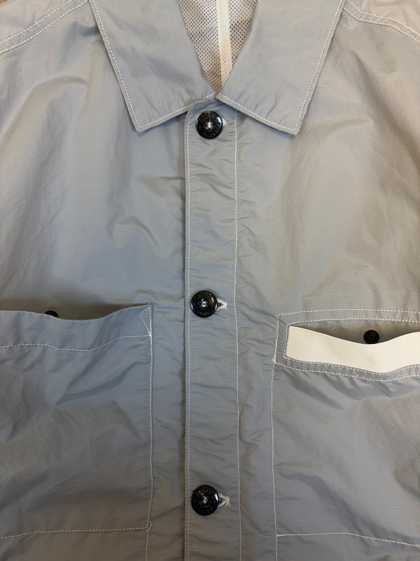 Stone Island Seersucker TC Overshirt