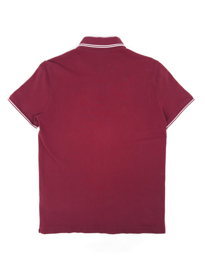Moncler Striped Sleeve Polo Shirt
