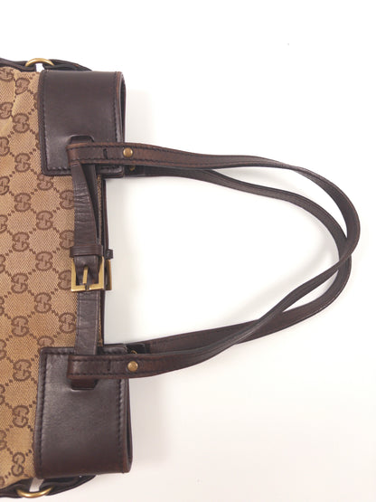 Gucci GG Canvas Belted Tote Bag