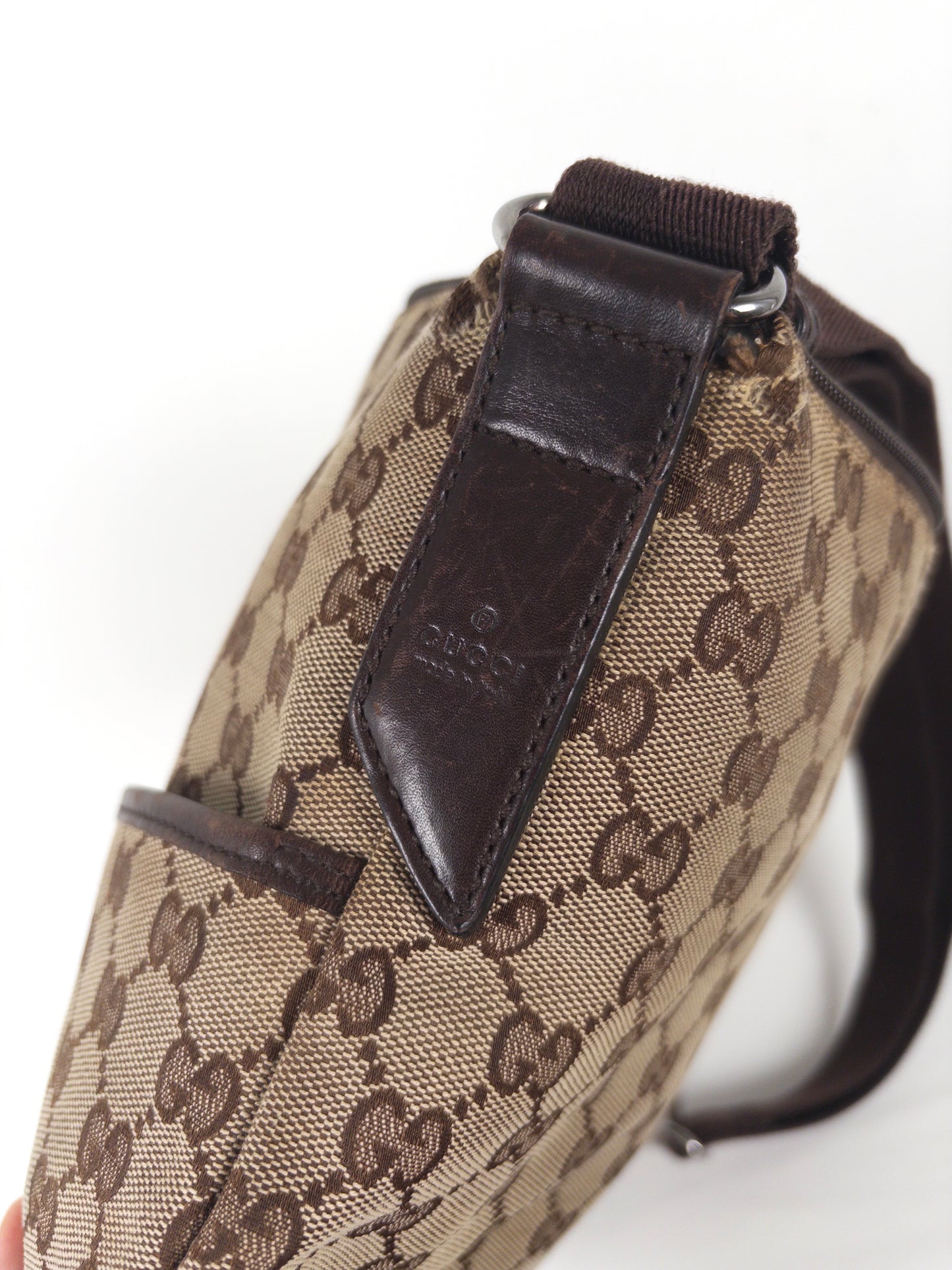Gucci GG Canvas Messenger Bag