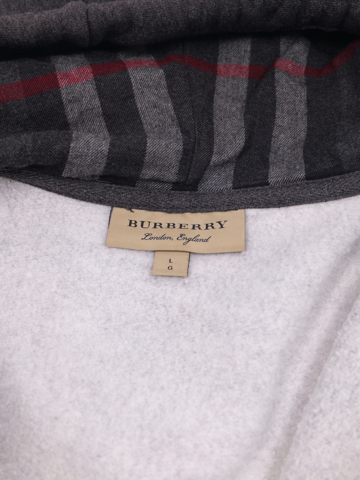 Burberry Check Zip Hoodie