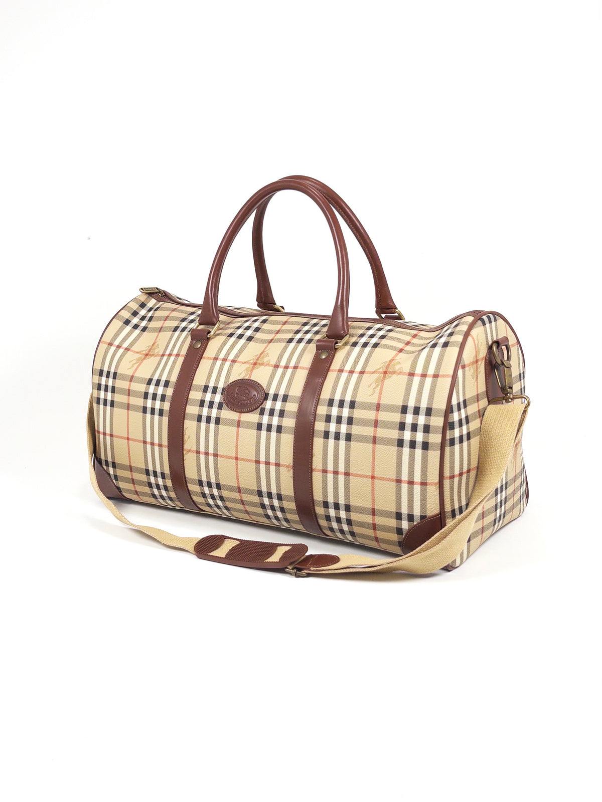 Burberry Nova Check Boston Bag