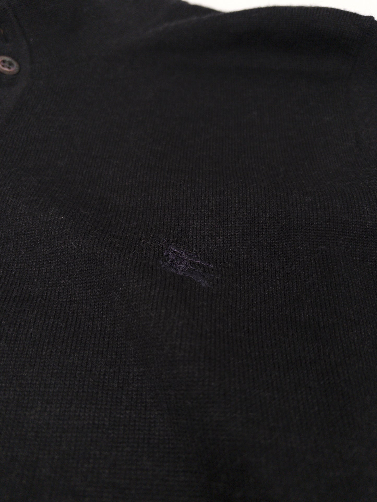 Burberry Wool Polo Knit Sweater