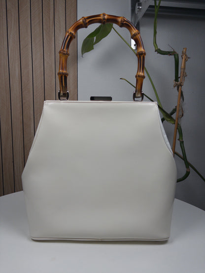Gucci Bamboo White bag