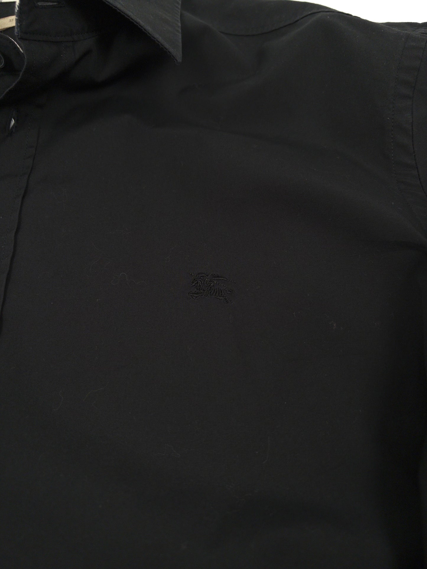 Burberry Check Shirt Black