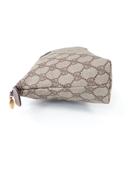GUCCI PVC monogram clutch bag