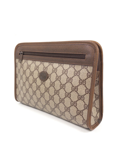 Gucci GG Supreme clutch bag