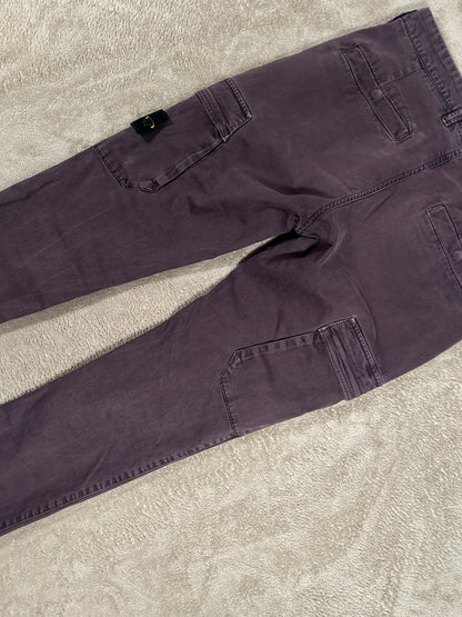 Stone Island burgundy Cargo Pants