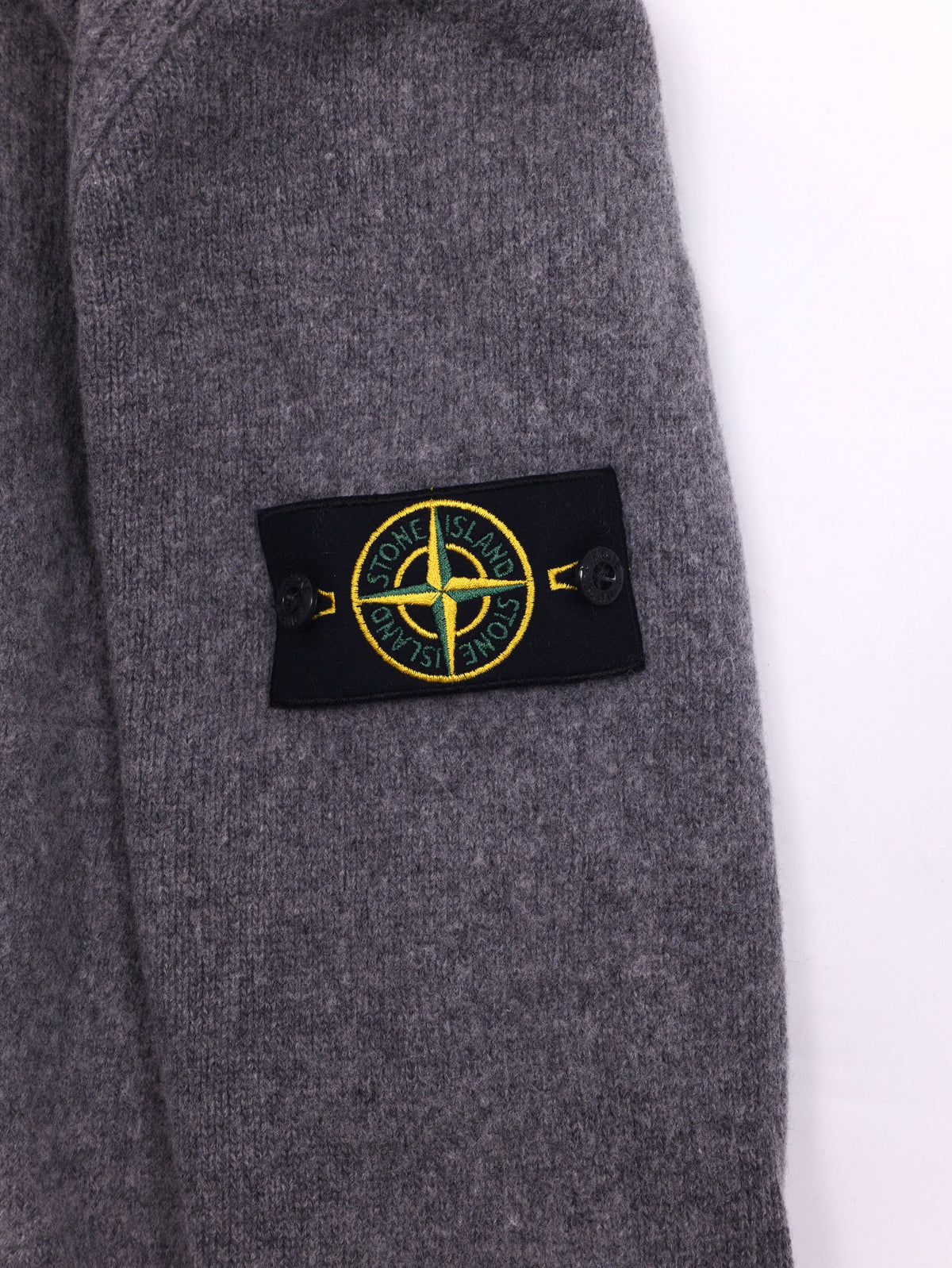 Stone Island Wool Zip Hoodie