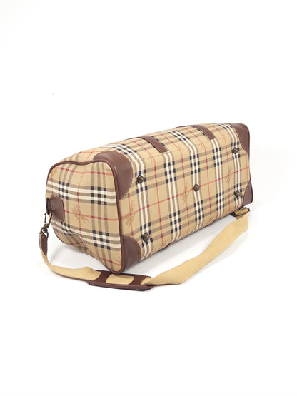 Burberry Nova Check Boston Bag