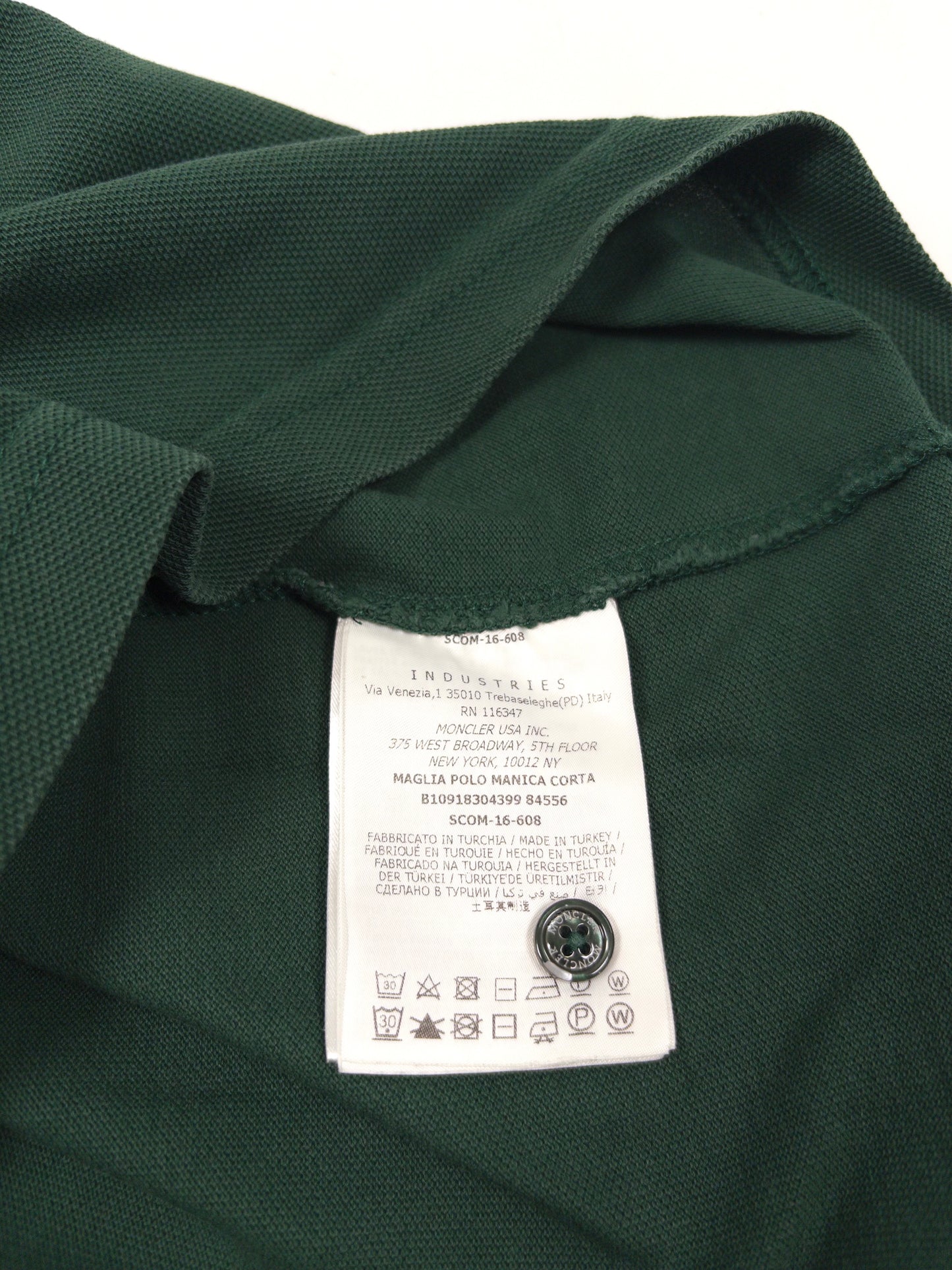 Moncler Polo Shirt Green