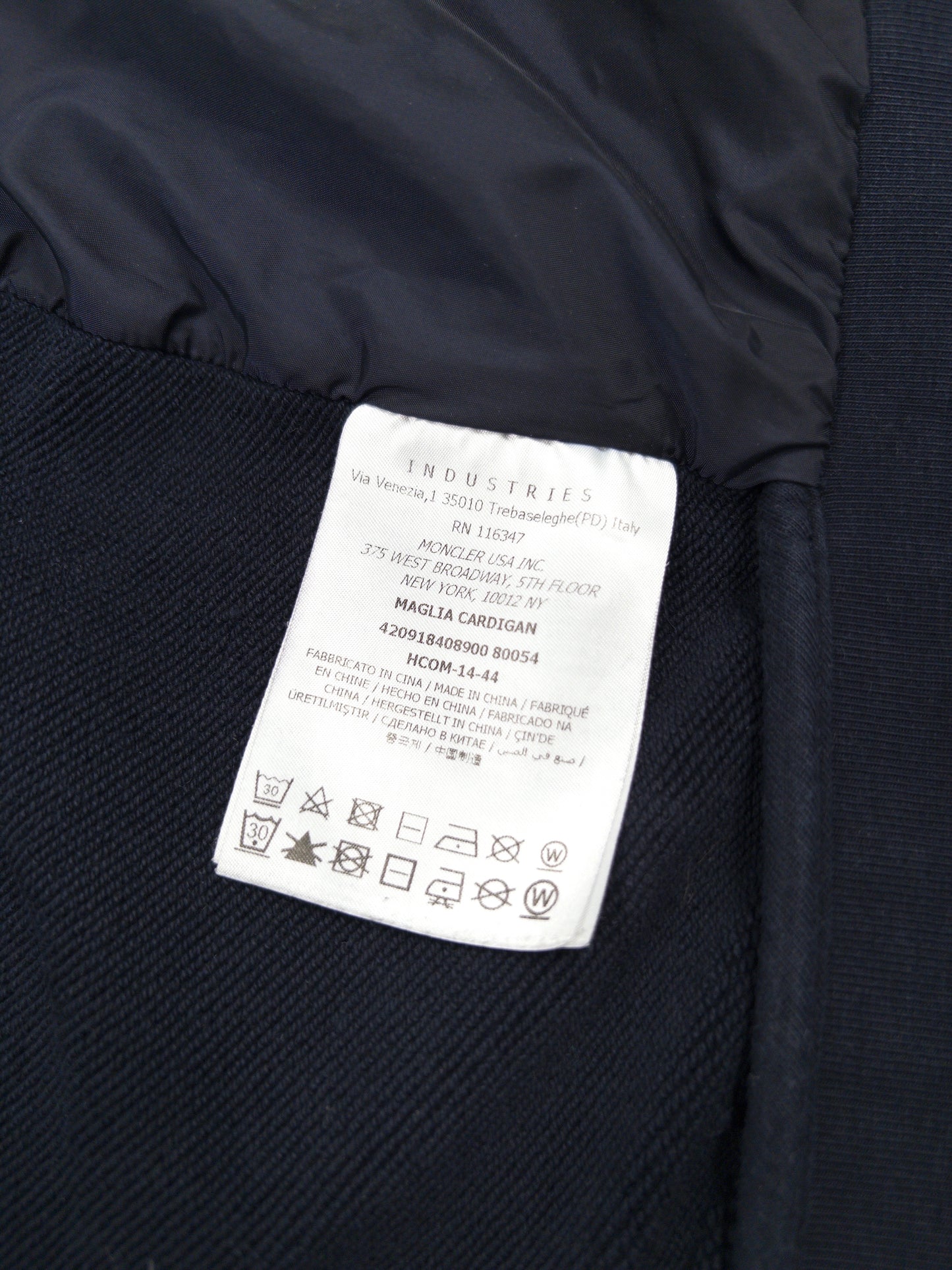Moncler Double Lining Zip Hoodie