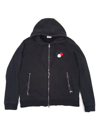 Moncler Triple Logo Zip Hoodie