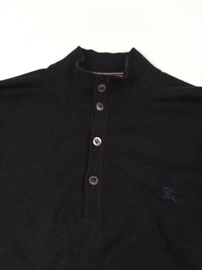 Burberry Wool Polo Knit Sweater