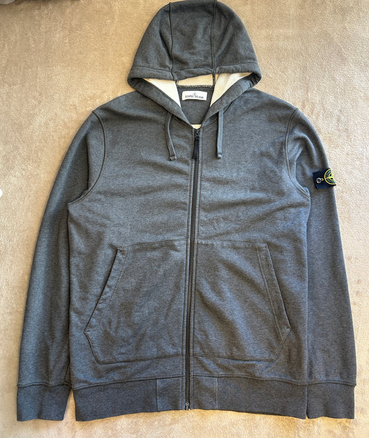 Stone Island Cotton Zip Hoodie