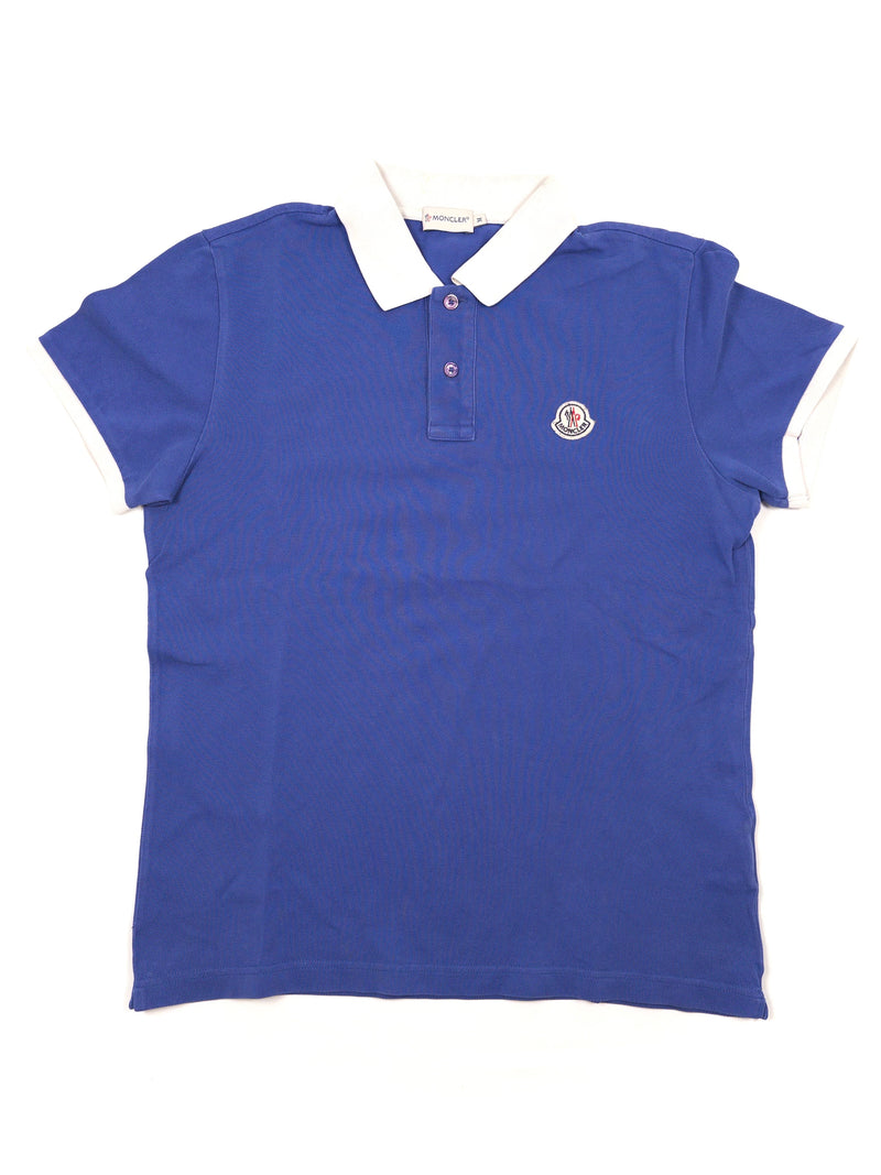 Moncler Polo Shirt Royal Blue (Fits XS/S)