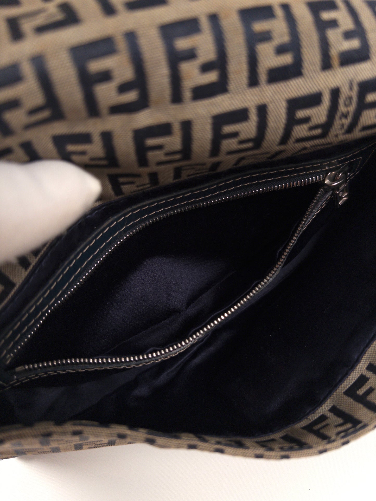 Fendi Vintage Mamma Baguette Zucchino Bag
