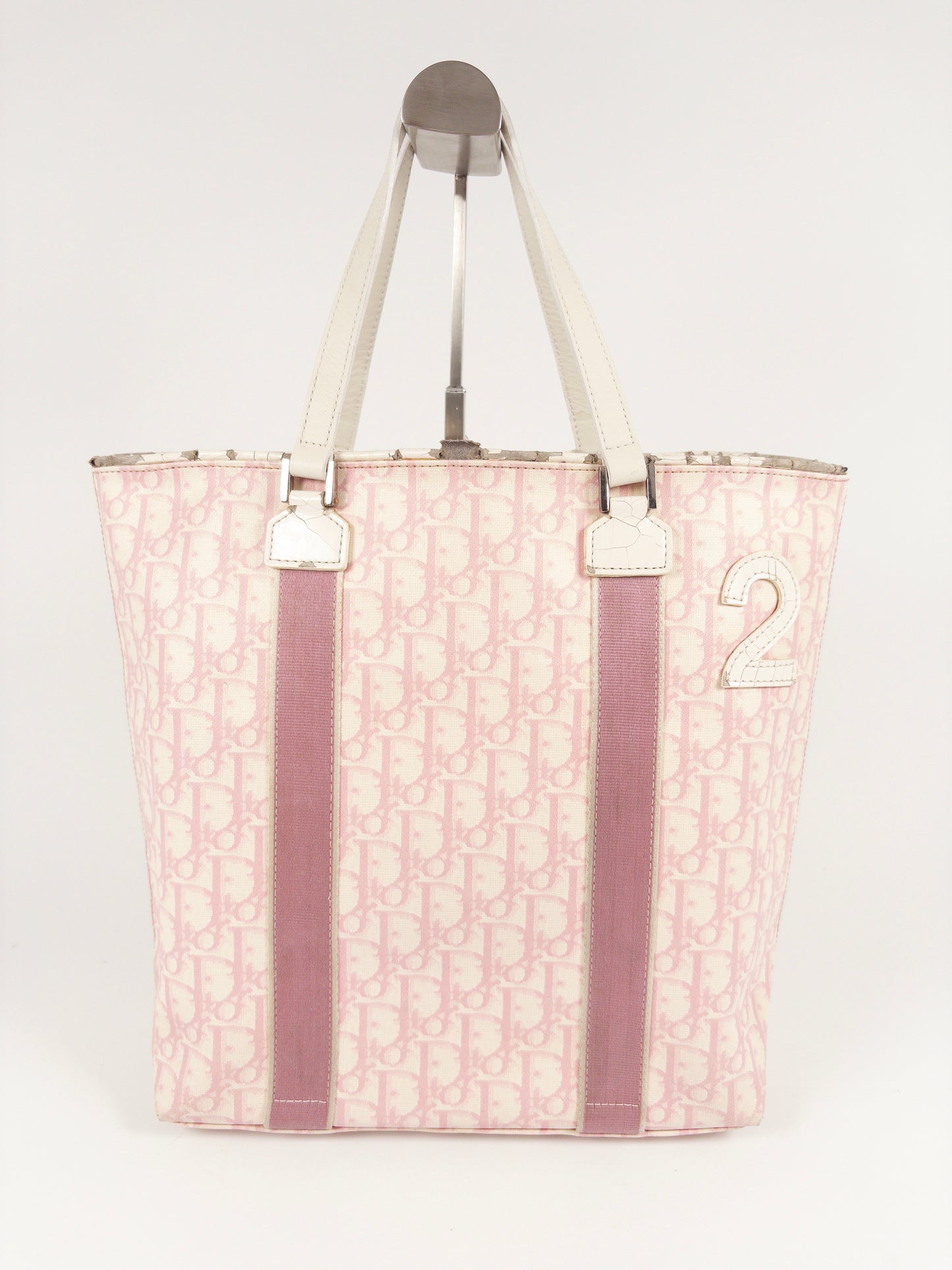 Dior No 2 Pink Monogram Trotter Shopper Tote Bag