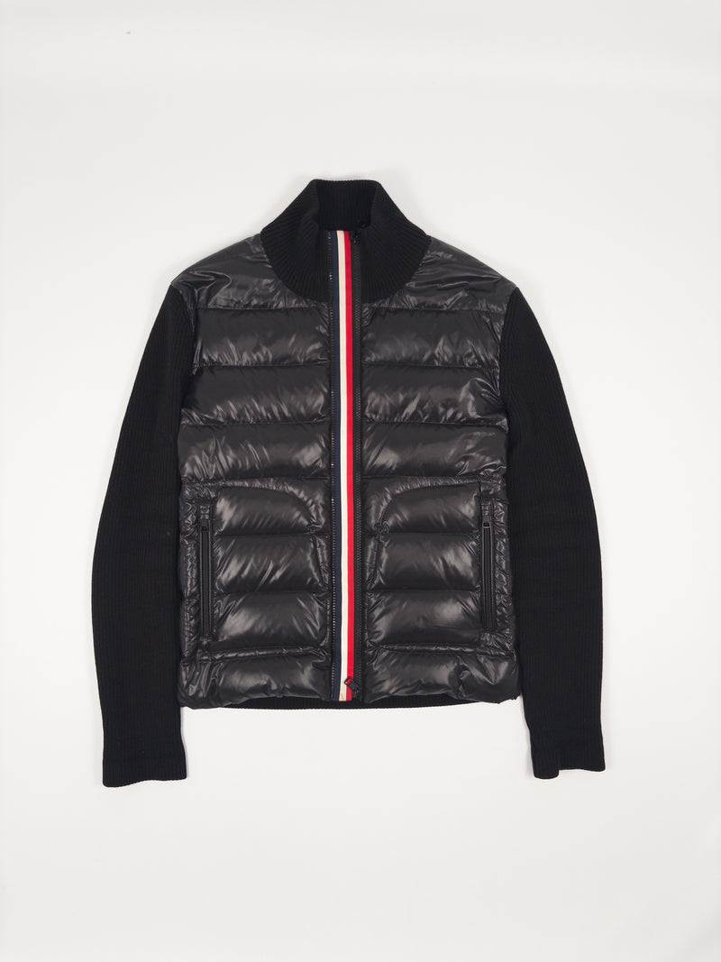 Moncler Tricolor Down Cardigan