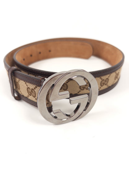 GUCCI GG Canvas Belt (W29-33)