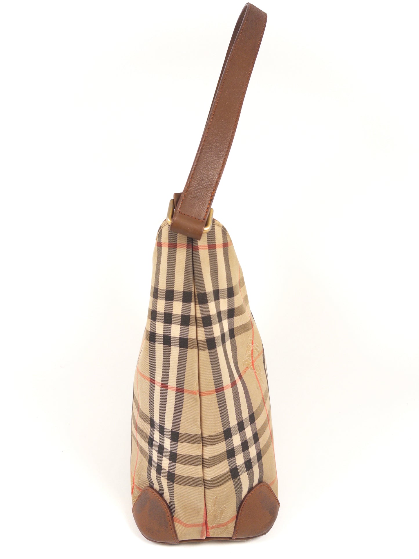 Burberry Nova Check Canvas Shoulder Bag