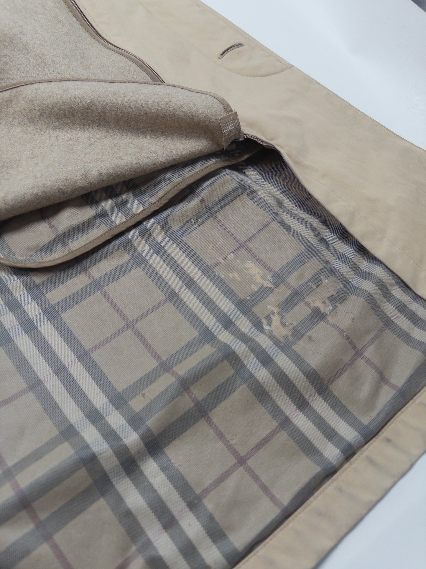 Burberry Check Trench Coat