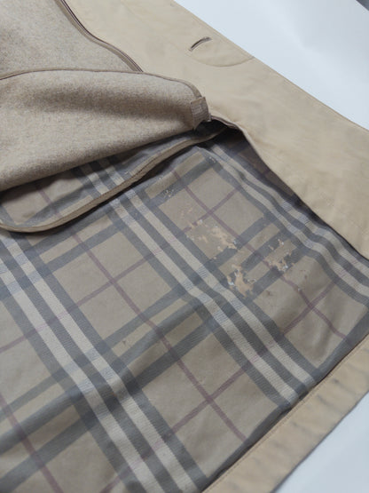 Burberry Check Trench Coat
